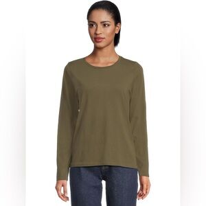 Madewell Olive Long Sleeve Tee